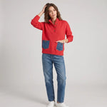 Maxine Pullover | Lipstick Red - Juli's Wearable Art