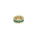 Maya J Mini Gold Birthstone Charms - 8mm - Juli's Wearable Art