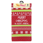 Merry Christmas Ya Filthy Animal Tea Towel - Juli's Wearable Art