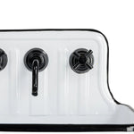 Metal Sink Soap Dish w/ Faucet, White & Black - Juli's Wearable Art