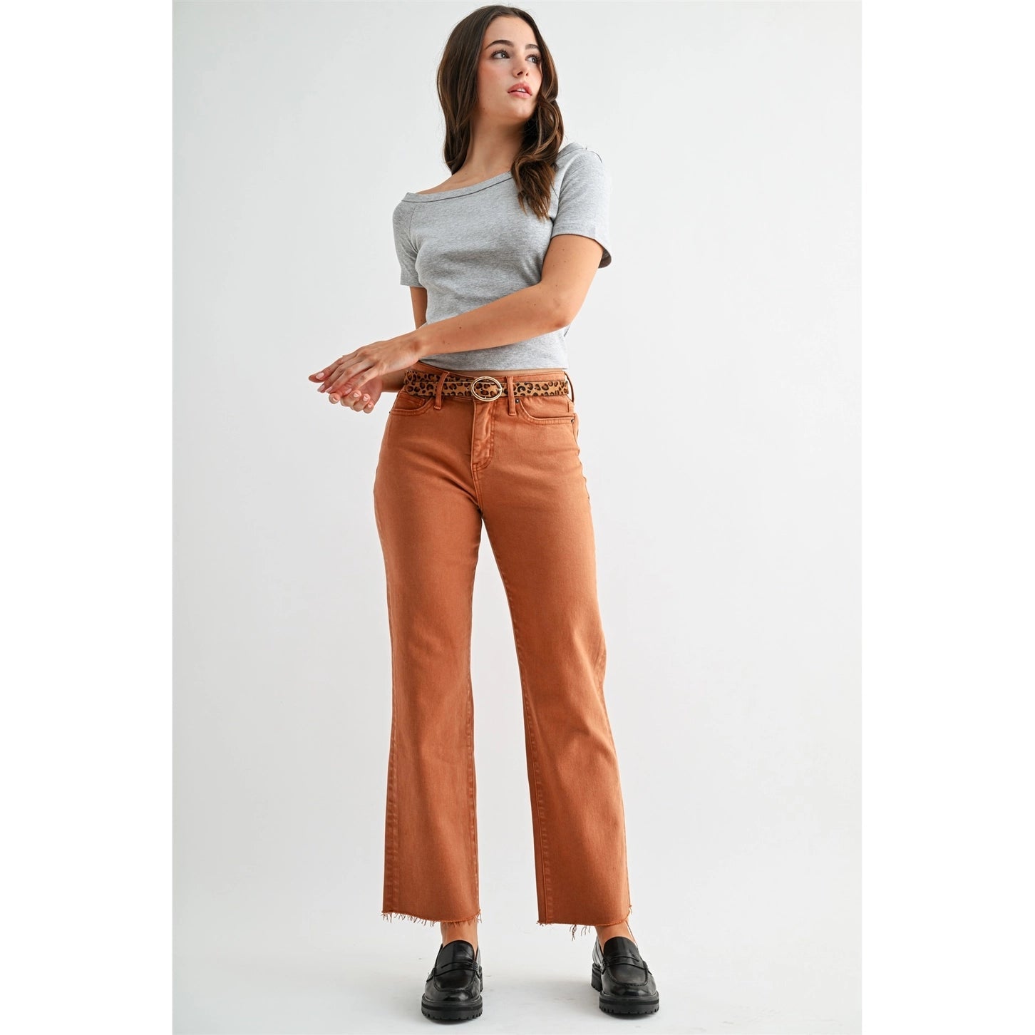 MICA Denim High Rise Straight Ankle Tummy Tuck Jeans | Paarl - Juli's Wearable Art