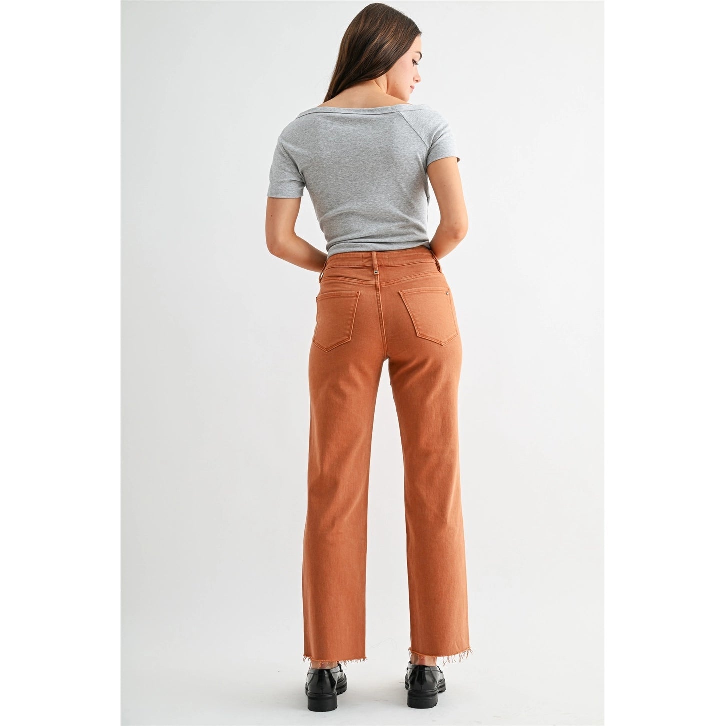 MICA Denim High Rise Straight Ankle Tummy Tuck Jeans | Paarl - Juli's Wearable Art