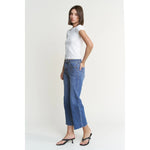 MICA Denim High Rise Wide Leg Jeans | Polynesian Blue - Juli's Wearable Art