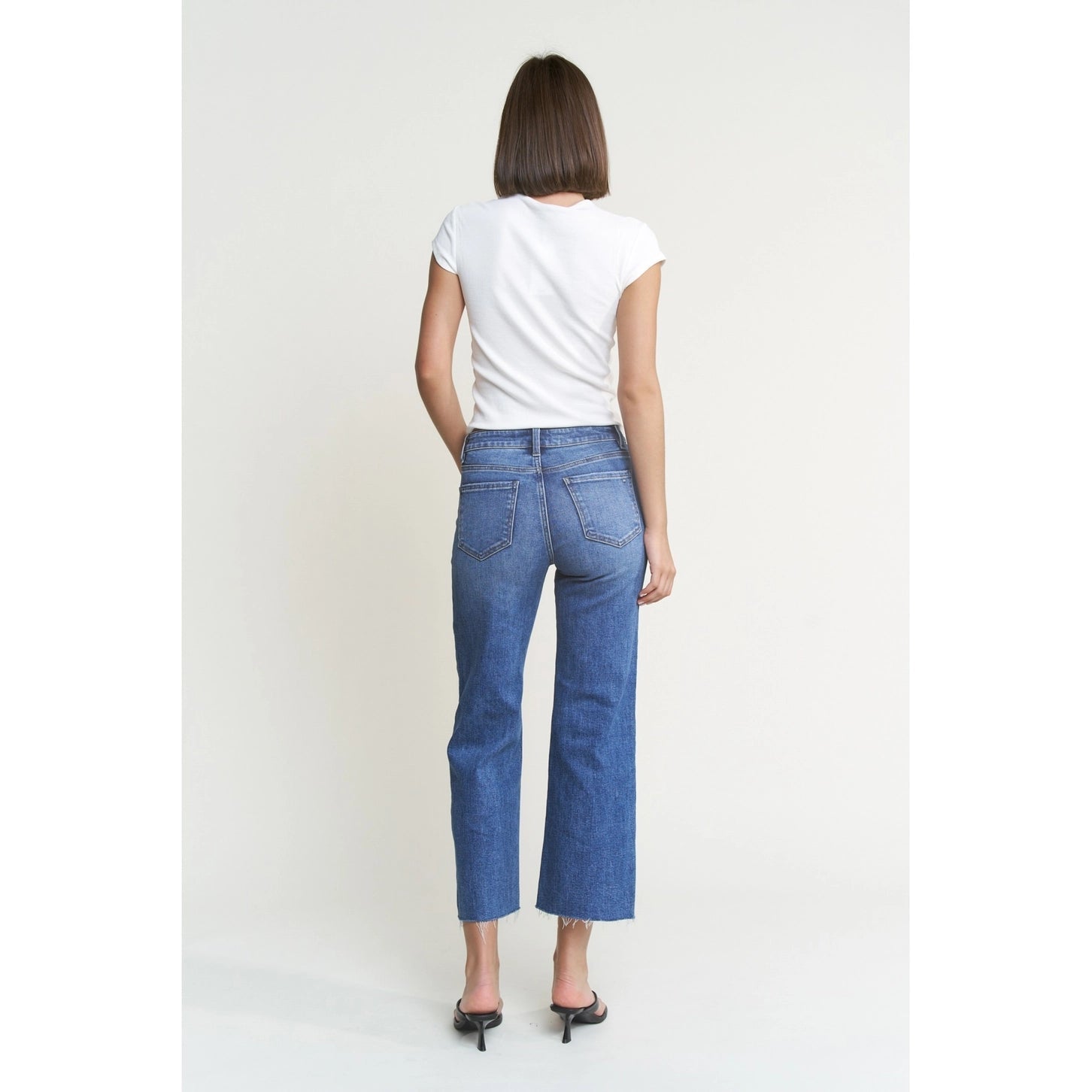 MICA Denim High Rise Wide Leg Jeans | Polynesian Blue - Juli's Wearable Art