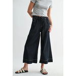 Mica High - Rise Wide Joggers | Dark Rhino - Juli's Wearable Art