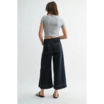 Mica High - Rise Wide Joggers | Dark Rhino - Juli's Wearable Art