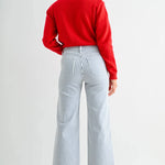 MICA High-Rise Wide Leg Cropped Stripe Pants - Juli's Wearable Art