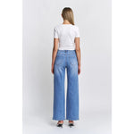 MICA High Rise Wide Leg Sparking Bow Embellished Jeans | Bluish Eyes - Juli's Wearable Art