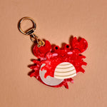 Mini Mirror Bag Charm | Crab - Juli's Wearable Art