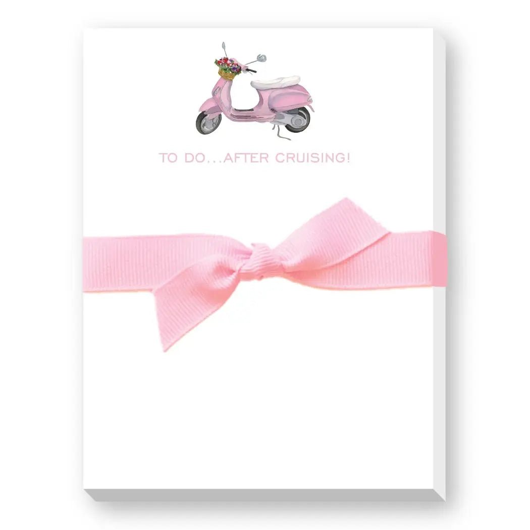 Mini Notepad | To Do After Cruising | Vespa - Juli's Wearable Art