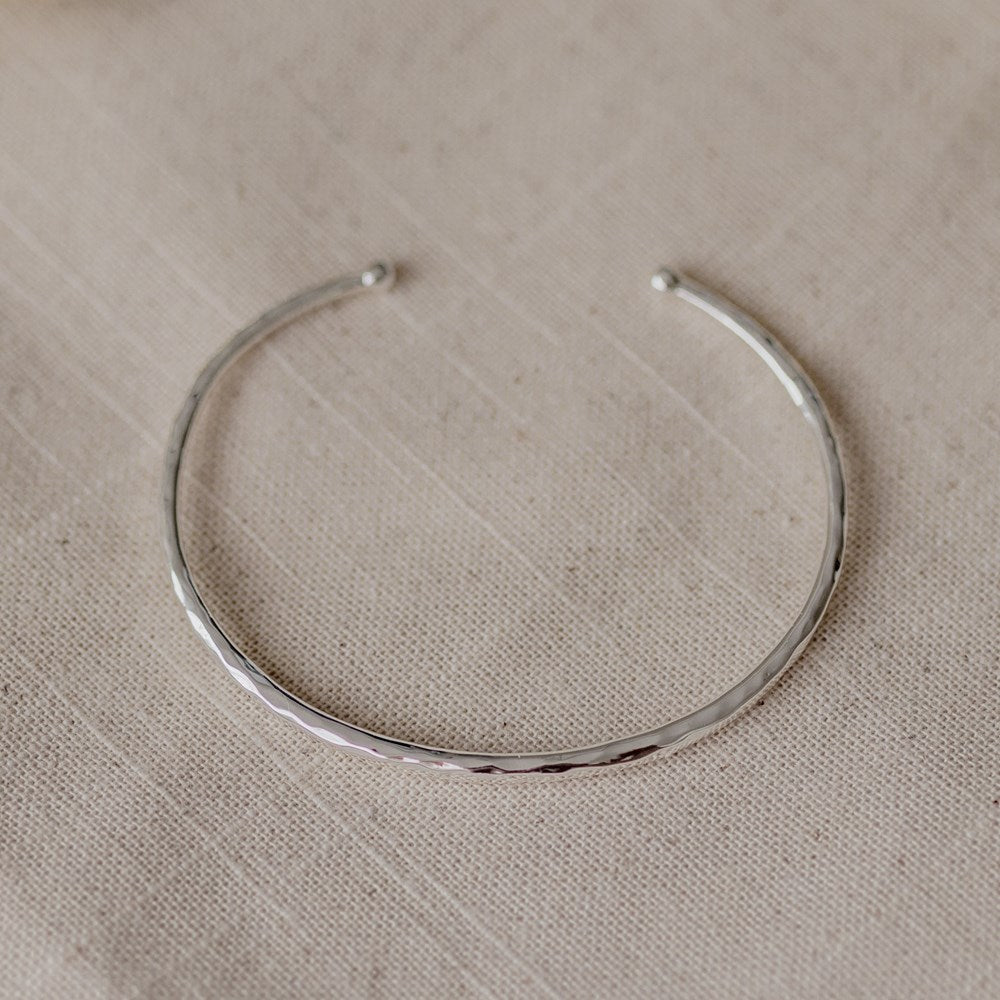 Minimal Cuff Bracelets - Gold or Silver - Juli's Wearable Art