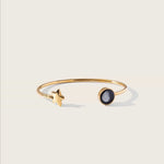 Moonglow Crepuscule Cuff Bracelet - Gold - Juli's Wearable Art