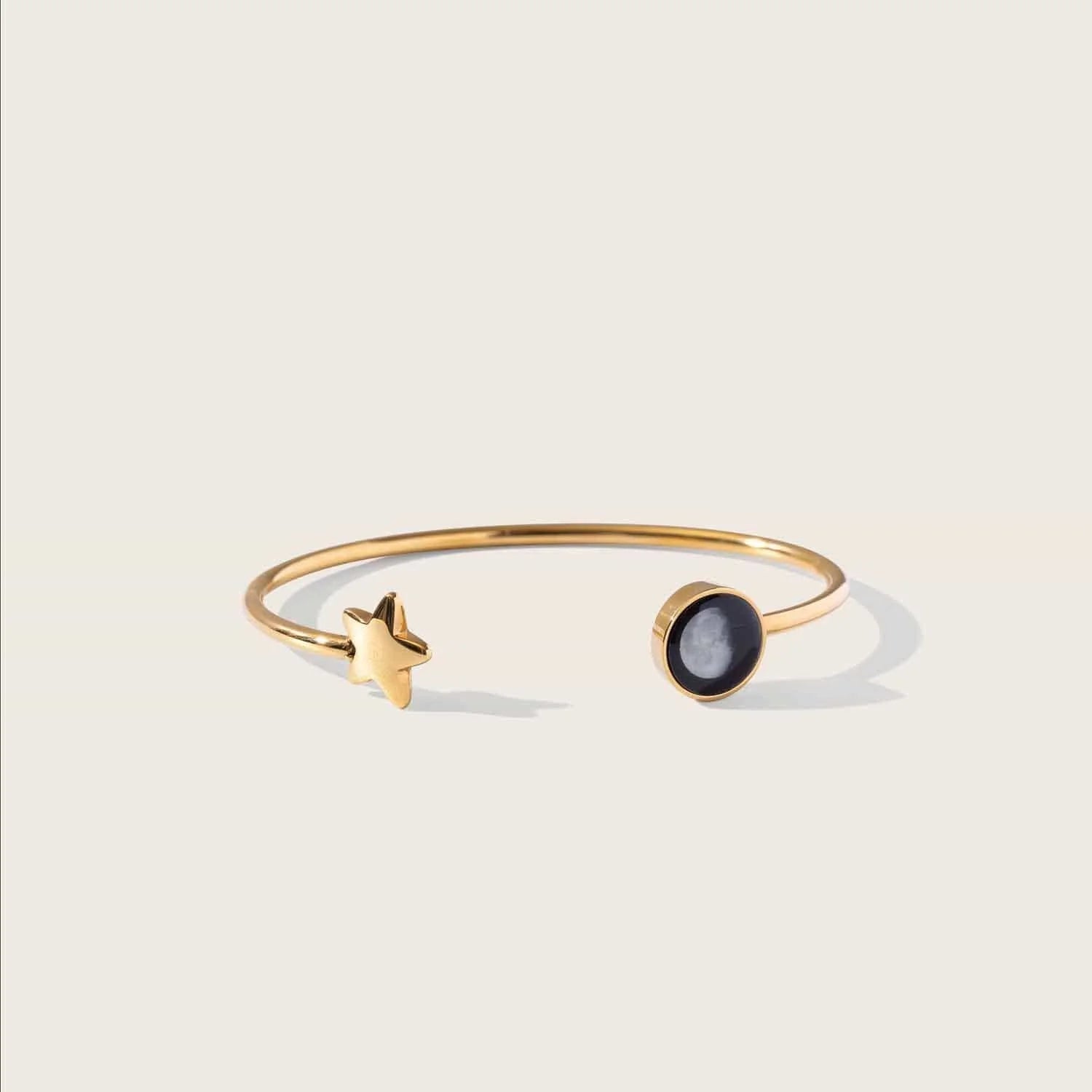 Moonglow Crepuscule Cuff Bracelet - Gold
