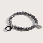 Moonglow Labradorite Stretch Beaded Bracelets - Juli's Wearable Art