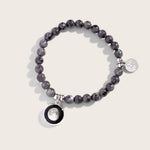 Moonglow Labradorite Stretch Beaded Bracelets - Juli's Wearable Art