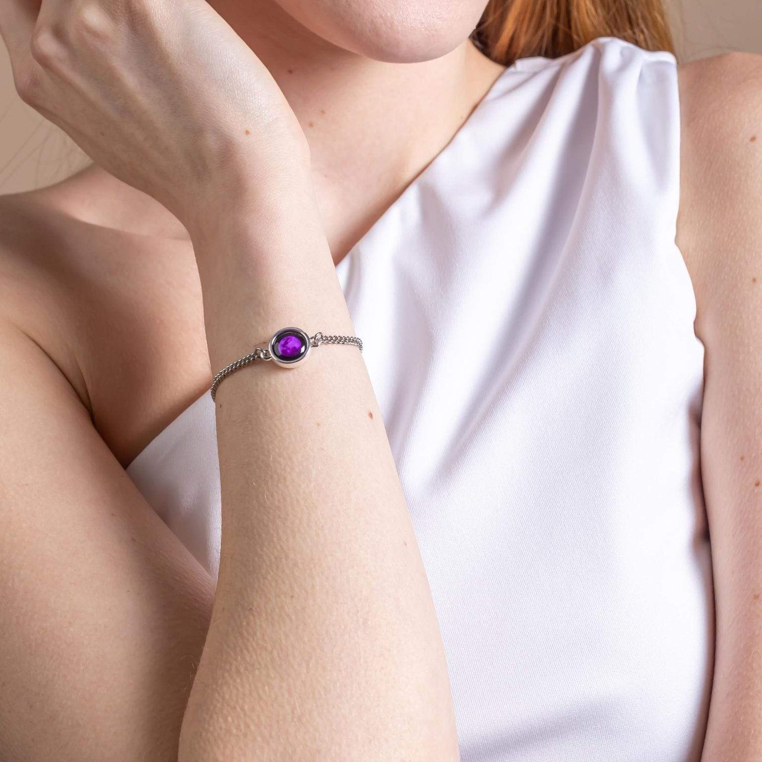 Moonglow Pink Moon Pallene Bracelets - Juli's Wearable Art