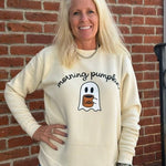 "Morning Pumpkin" Weekend Crew Neck Sweatshirt - Juli's Wearable Art