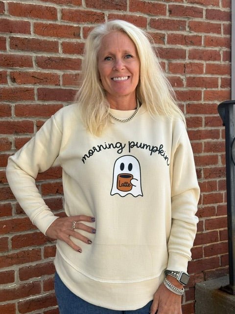 "Morning Pumpkin"  Weekend Crew Neck Sweatshirt