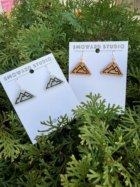 Mountain Earrings - Juli's Wearable Art