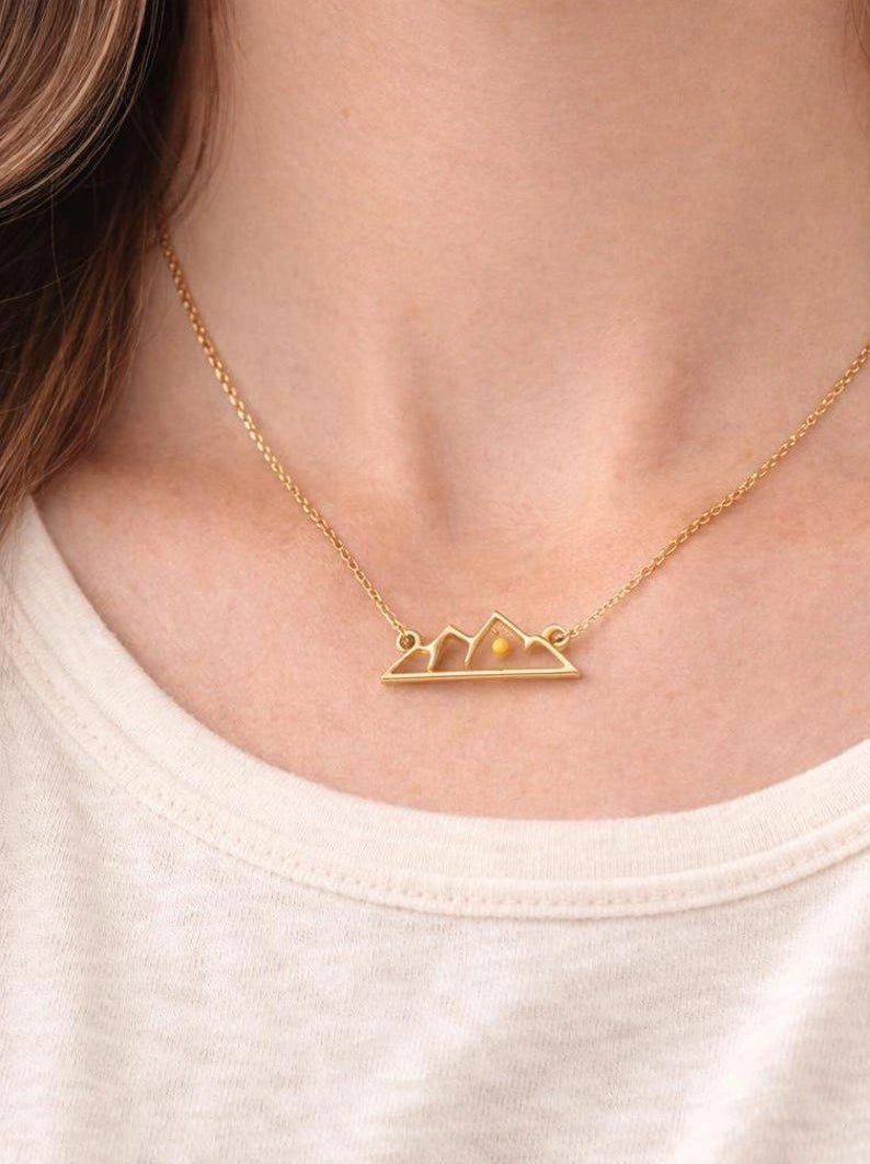 Mountain Mustard Seed | Class of 2026 Graduation Necklace | Gold