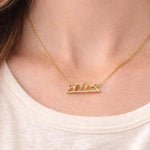 Mountain Mustard Seed | Class of 2026 Graduation Necklace | Gold - Juli's Wearable Art