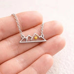Mountain Mustard Seed | Class of 2026 Graduation Necklace | Silver - Juli's Wearable Art