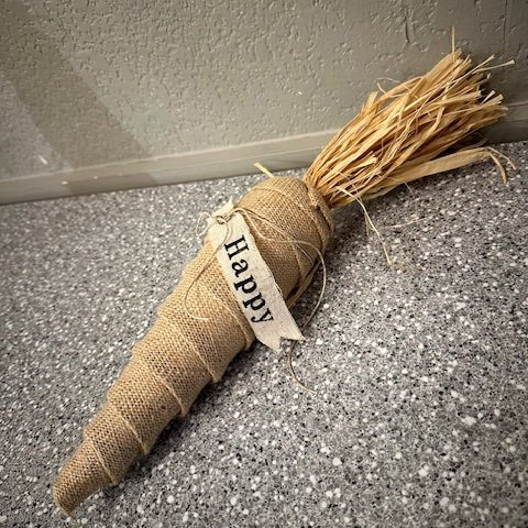 Mudpie Burlap Carrots - Juli's Wearable Art