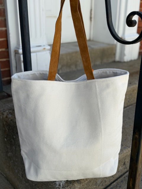 Multicolored Nutcracker Design & Pom Tassel Tote Bag - Juli's Wearable Art