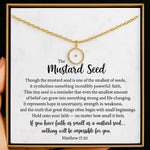 Mustard Seed Faith Necklace | Gold - Juli's Wearable Art