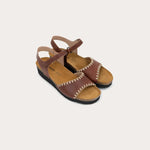 NAO Luna Sandals | Brown Brandy Nubuck - Juli's Wearable Art