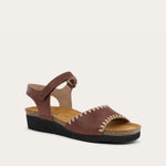 NAO Luna Sandals | Brown Brandy Nubuck - Juli's Wearable Art