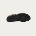 NAO Luna Sandals | Brown Brandy Nubuck - Juli's Wearable Art