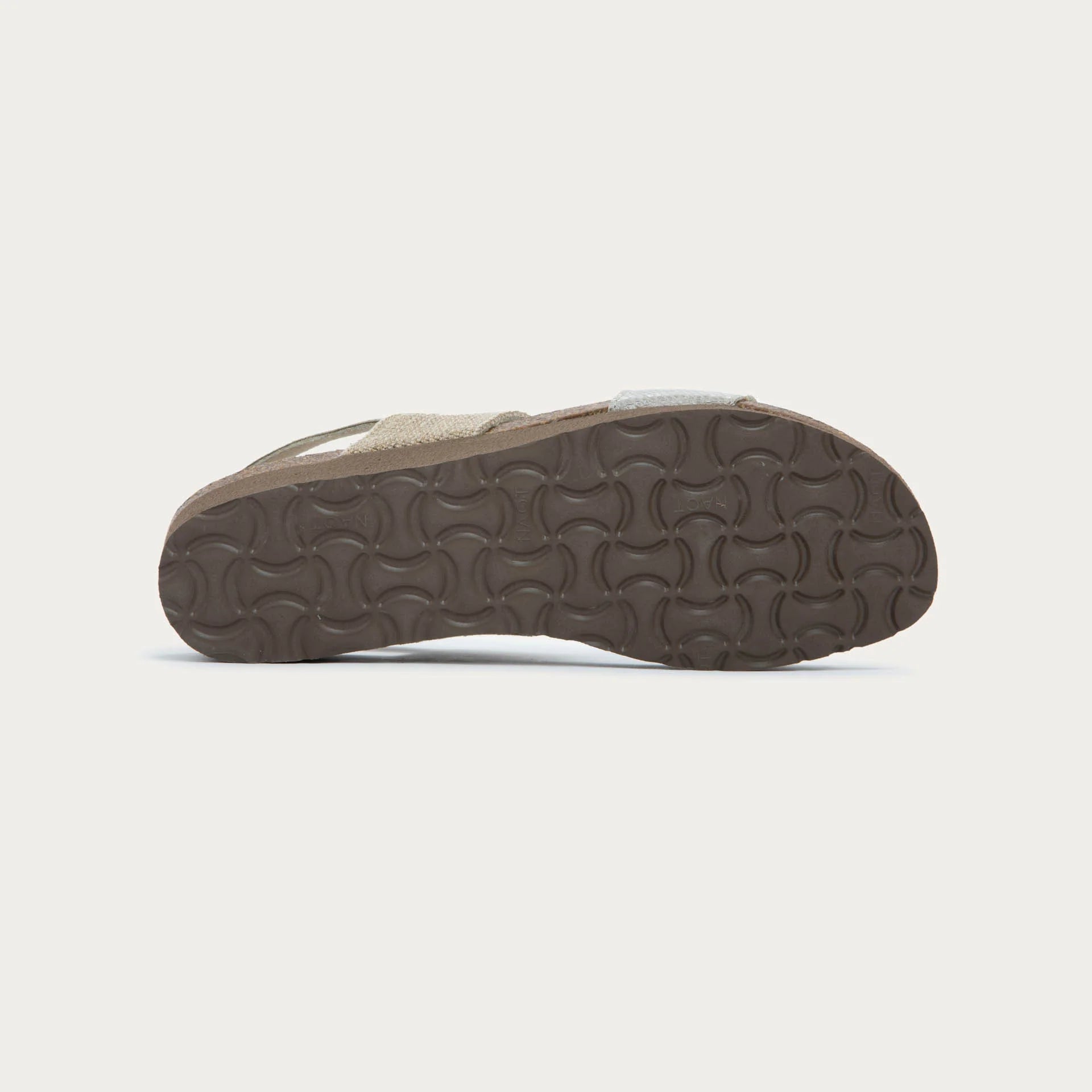 NAOT Amy Sandals | Beige Lizzard Leather/Beige Elastic - Juli's Wearable Art