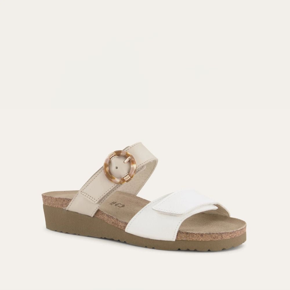 NAOT Anabel Sandal - Ivory & White - Juli's Wearable Art