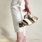 NAOT Anabel Sandal - Ivory & White - Juli's Wearable Art