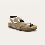 NAOT Baltimore Sandal - Almond Suede - Juli's Wearable Art