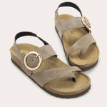 NAOT Baltimore Sandal - Almond Suede - Juli's Wearable Art