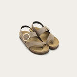 NAOT Baltimore Sandal - Almond Suede - Juli's Wearable Art
