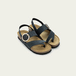 NAOT Baltimore Sandal - Charcoal Soft Suede - Juli's Wearable Art
