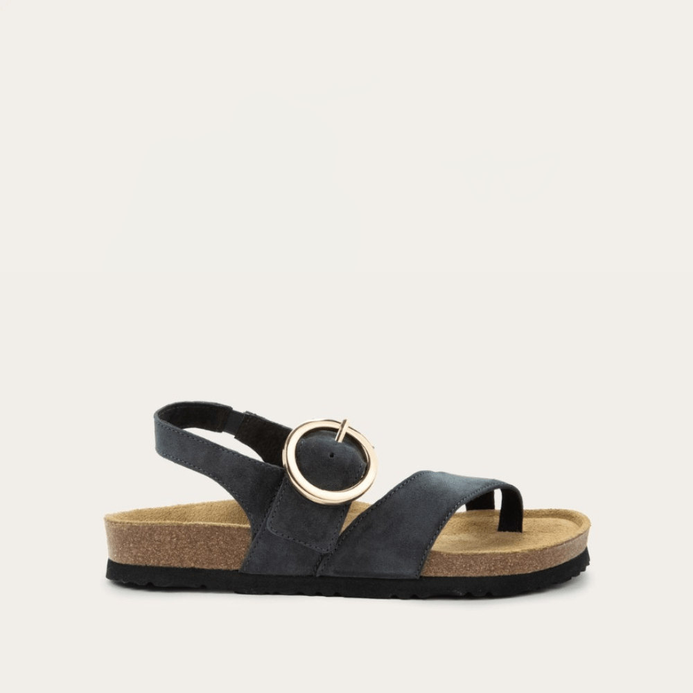 NAOT Baltimore Sandals | Charcoal Soft Suede