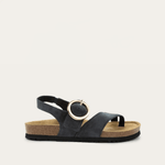 NAOT Baltimore Sandal - Charcoal Soft Suede - Juli's Wearable Art
