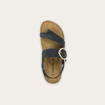 NAOT Baltimore Sandal - Charcoal Soft Suede - Juli's Wearable Art