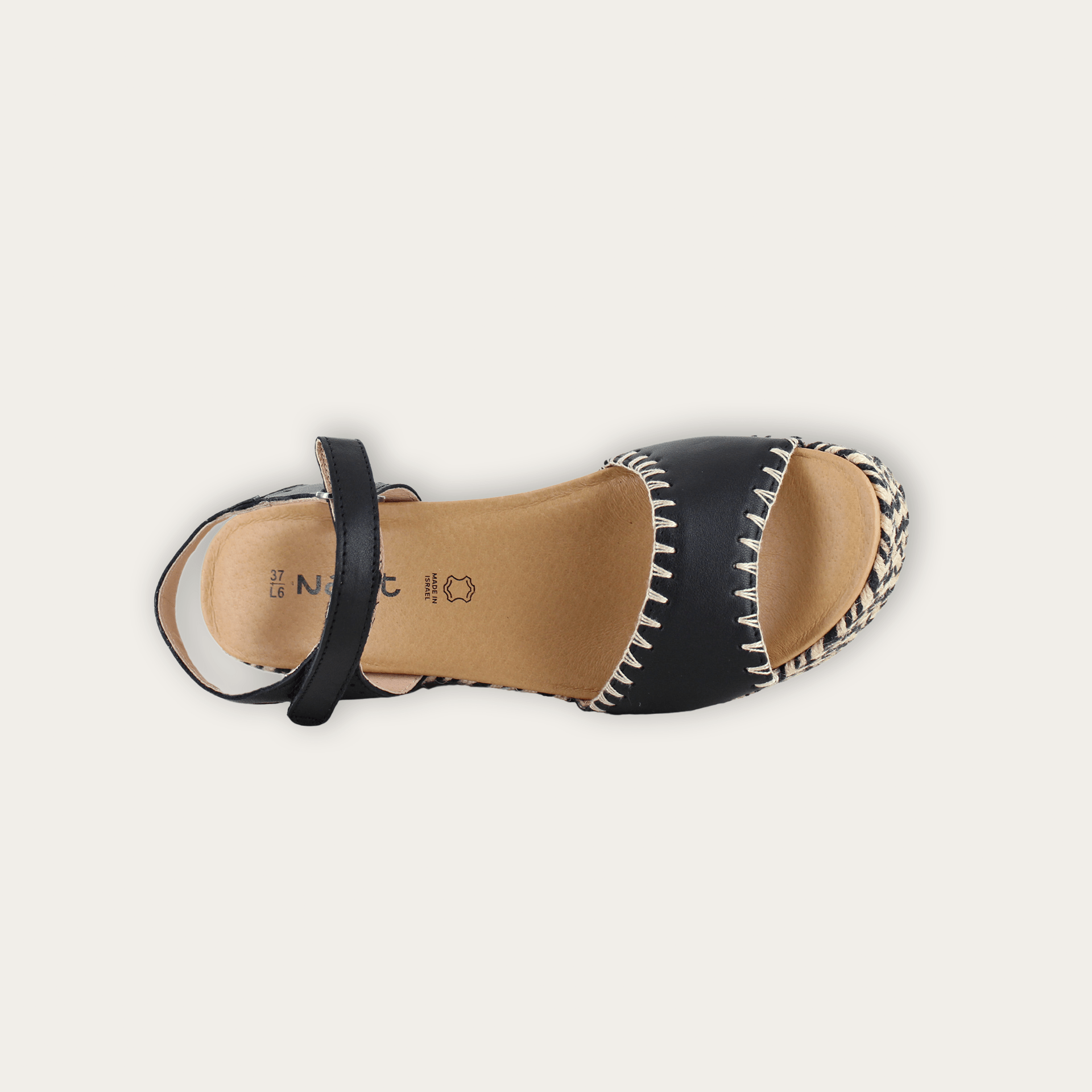 NAOT Blanes - Black Jet Leather - Juli's Wearable Art
