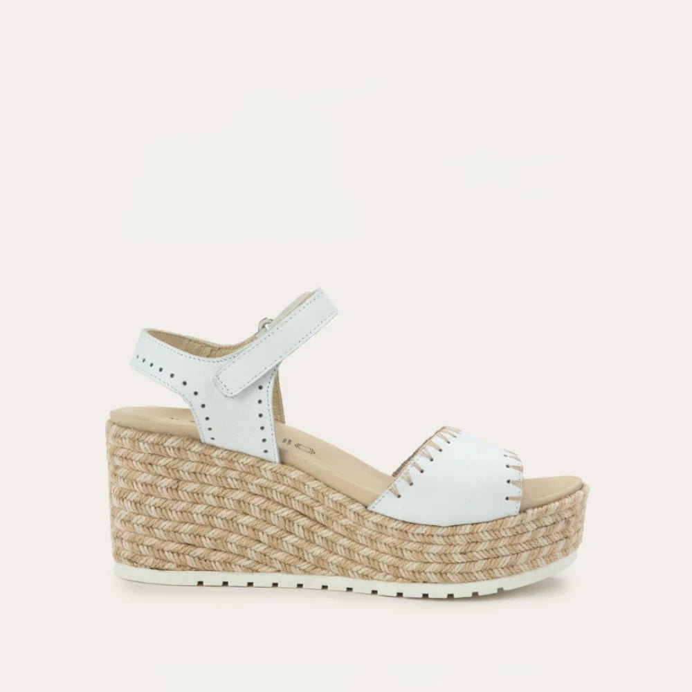 NAOT Blanes - White Leather - Juli's Wearable Art