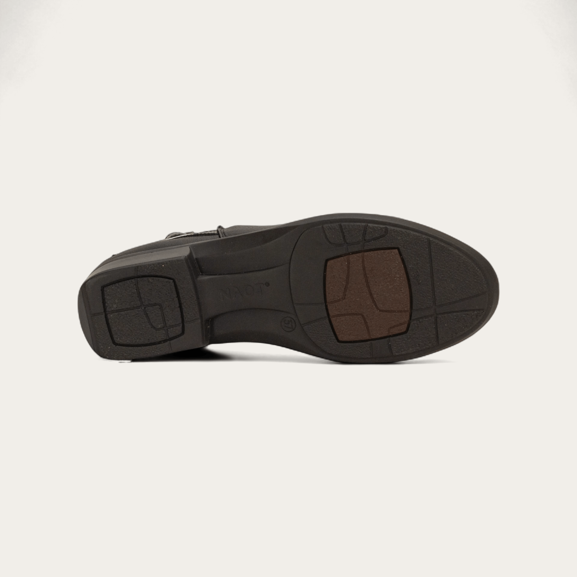 NAOT Briza - Soft Black Lthr/Jet Black Lthr/Black Croc Lthr - Juli's Wearable Art