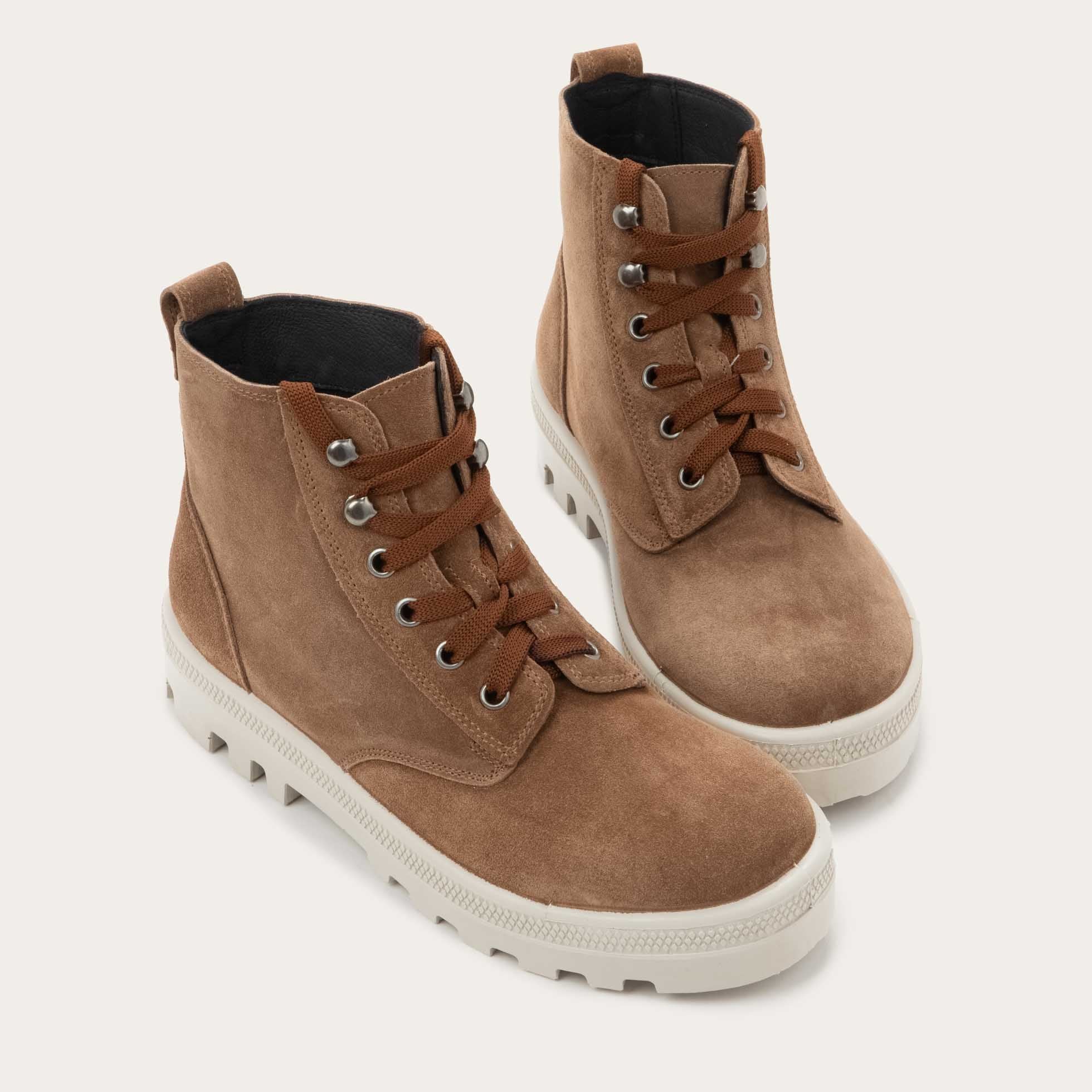 NAOT Canoe Boots - Brown Cedar Suede - Juli's Wearable Art