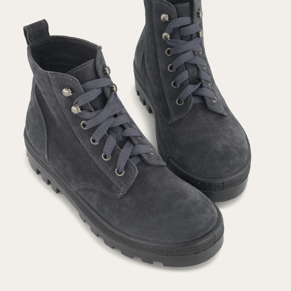 NAOT Canoe Boots - Charcoal Soft Suede - Juli's Wearable Art