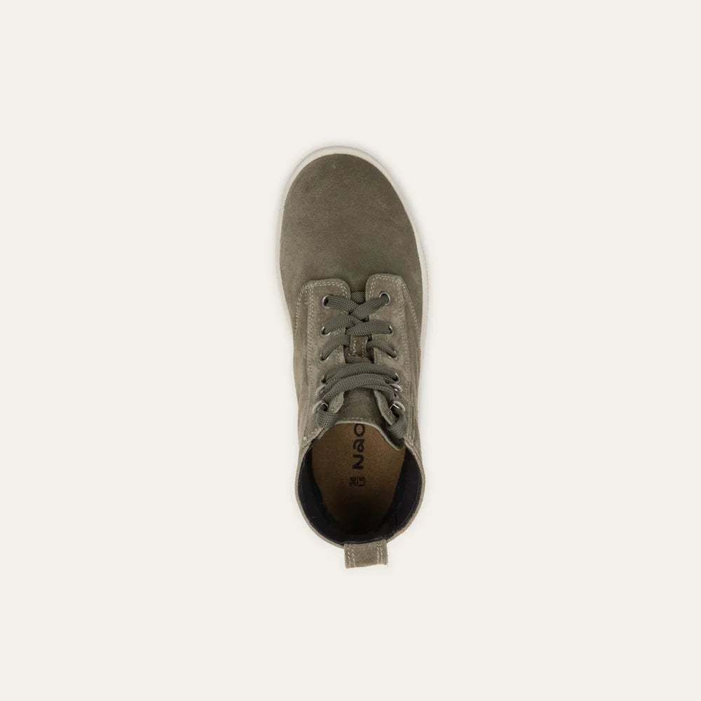 NAOT Canoe Boots - Hunter Green Suede - Juli's Wearable Art