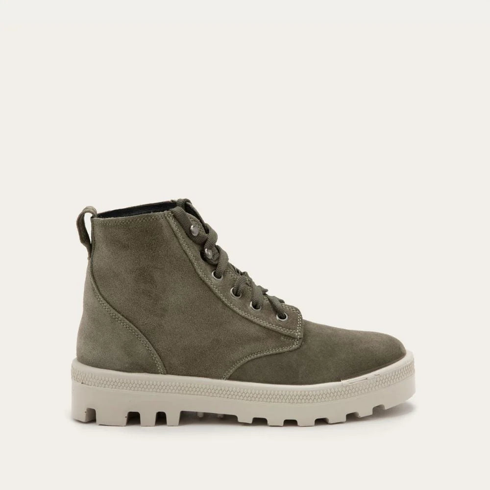 NAOT Canoe Boots - Hunter Green Suede - Juli's Wearable Art