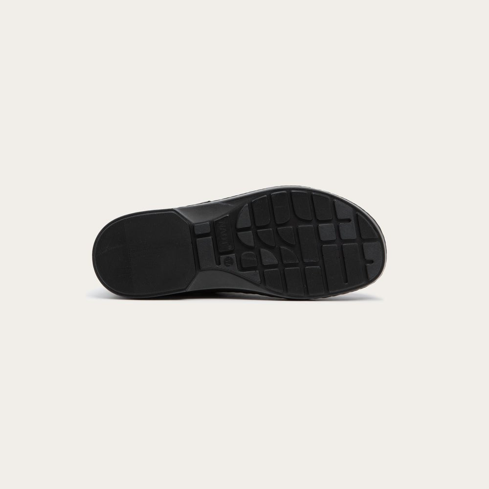 NAOT Capri | Black Water Resistant Leather - Juli's Wearable Art